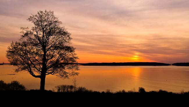 Sunrise from Fort Allen Park, Portland, Maine