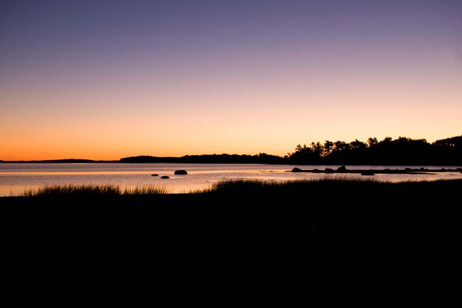 Sandy Point Beach in Yarmouth, Maine