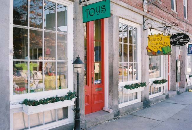 Stores Along Main Street