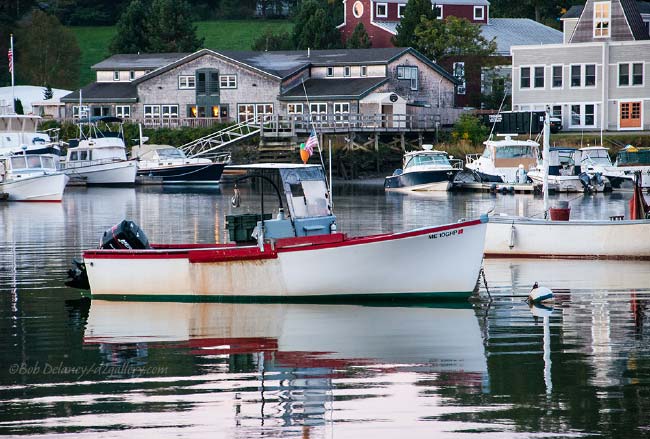 Red and White Lobster Boat, Yarmouth Harbor